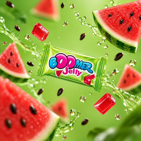 Boomer Jelly Watermelon Chewing Gum | 20pcs