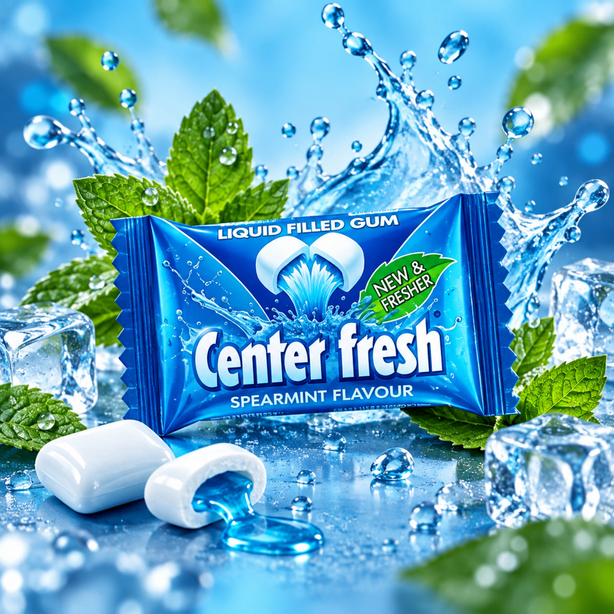 Center Fruit Mint product packaging