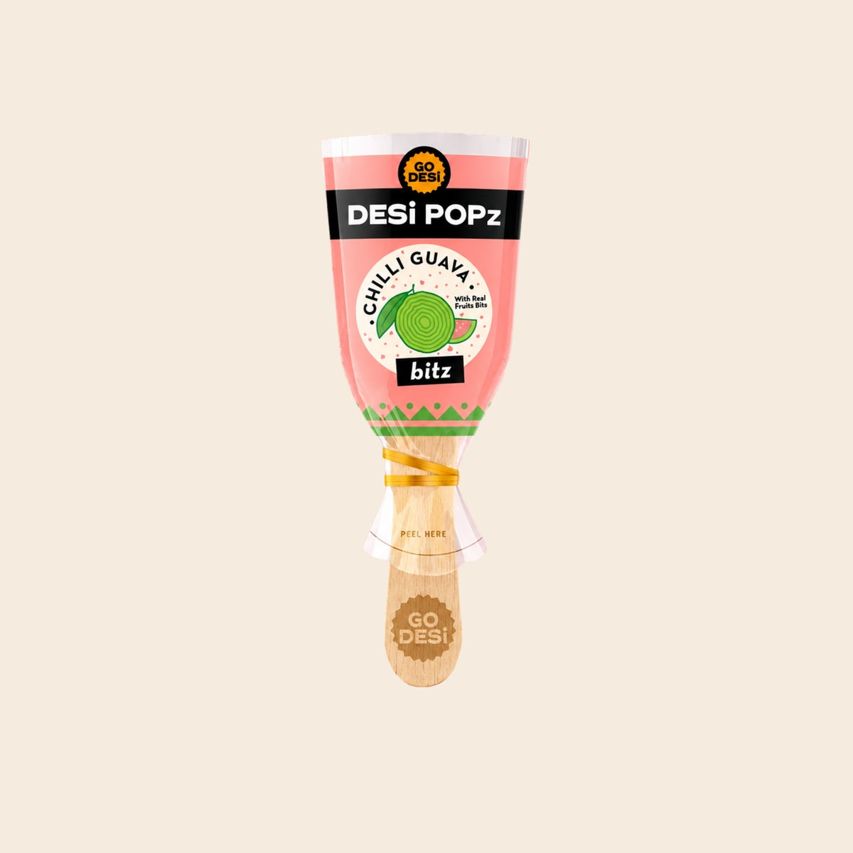 Chilli Guava + Spicy Lollipop | Pack of 5 | GoDesi Popz | Bachpan Bites
