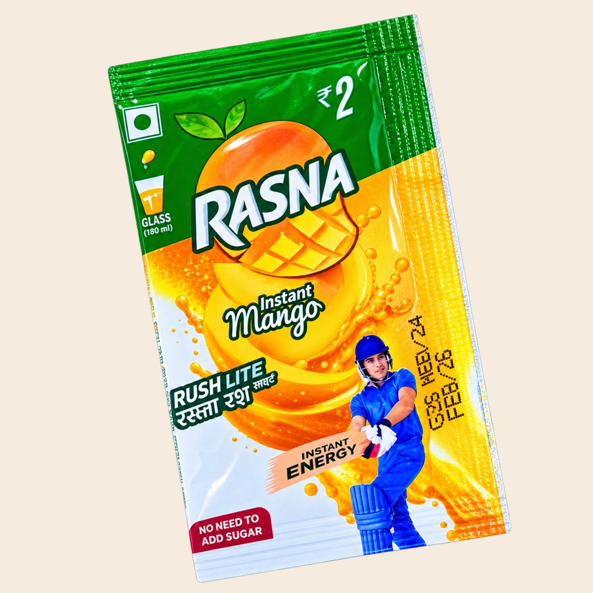 Rasna Mango Flavour | Pack of 24 Pouches | Bachpan Bites